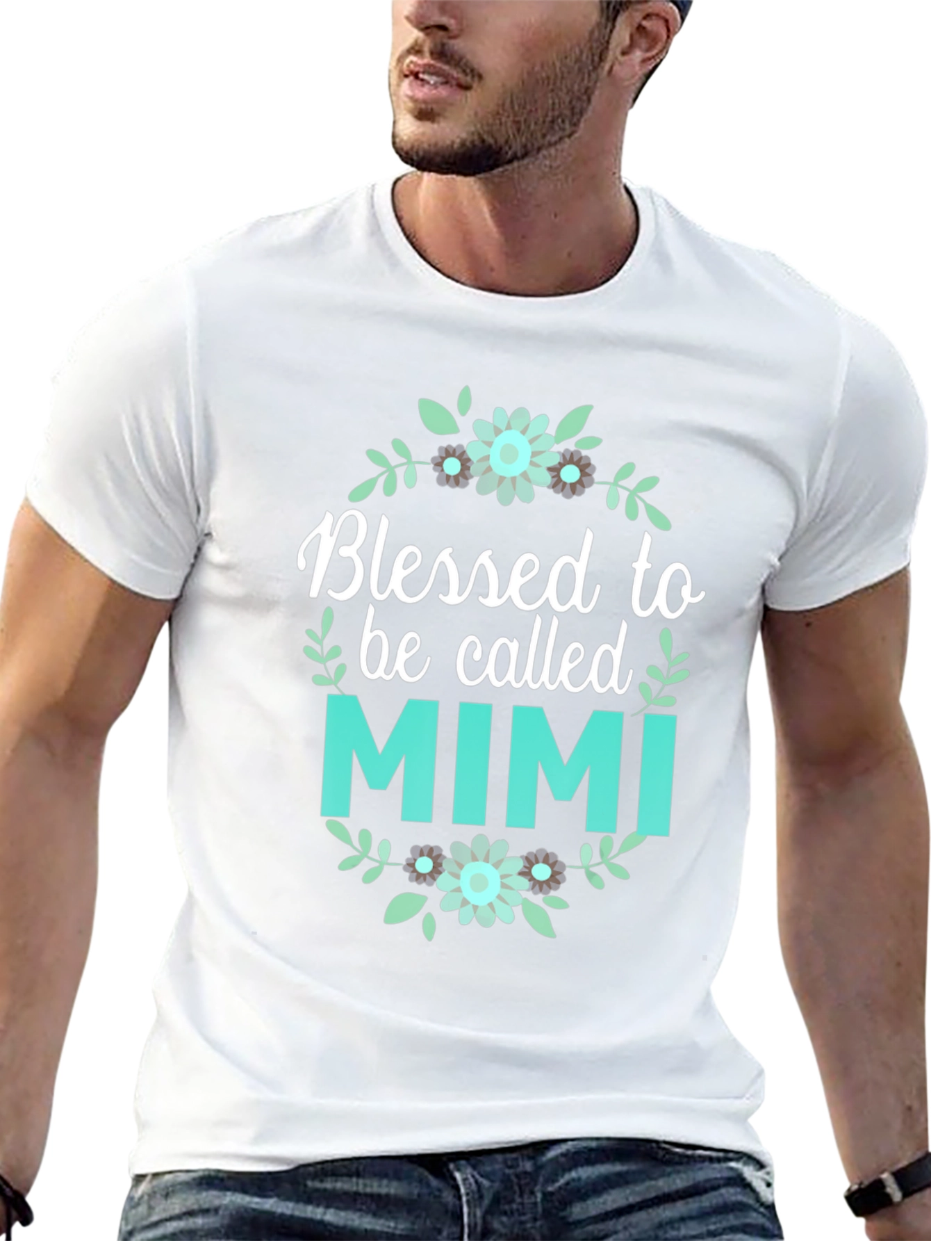 Blessed Mimi Floral Graphic T-Shirt