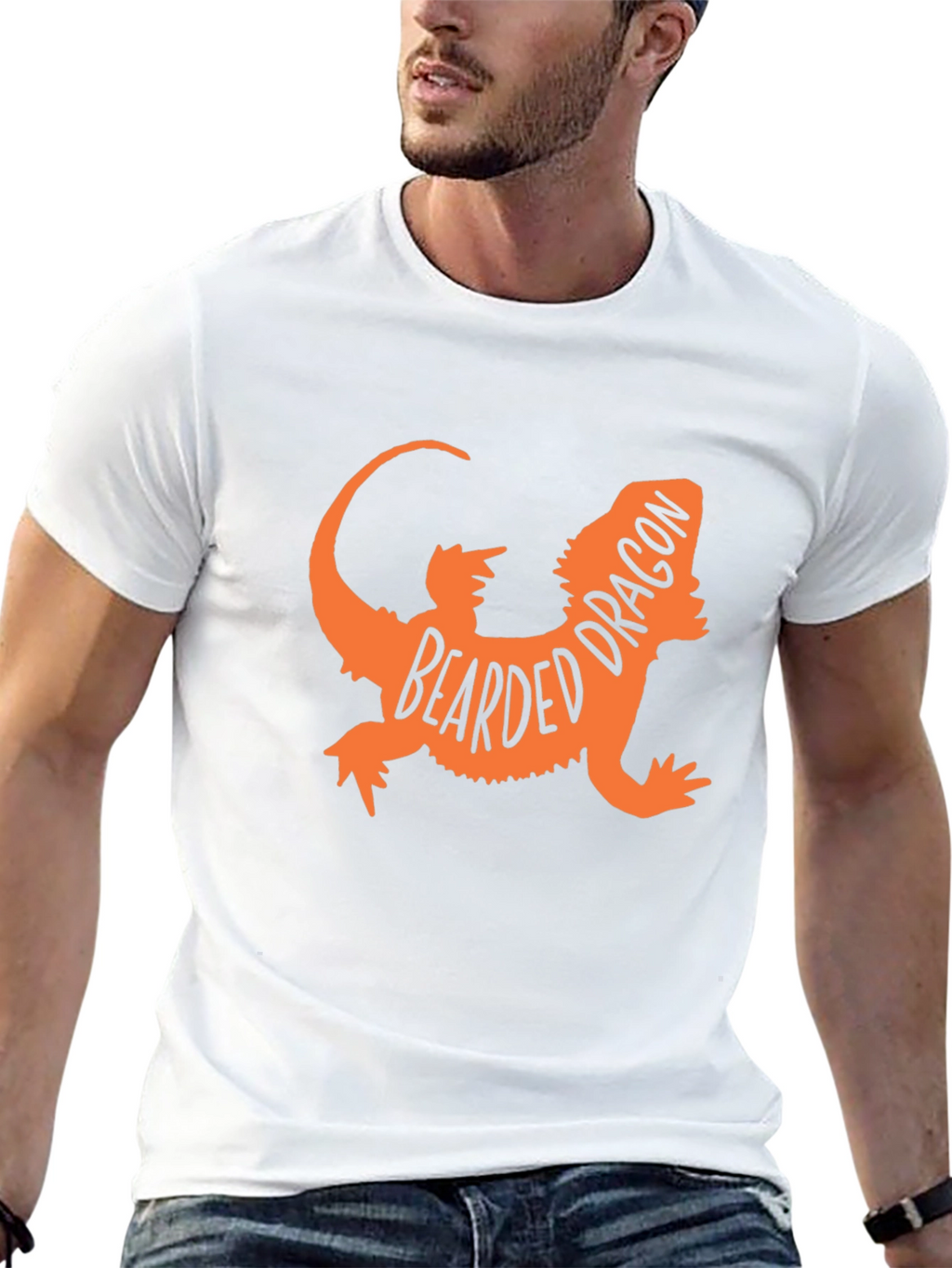 Bearded Dragon Graphic Tee - Black