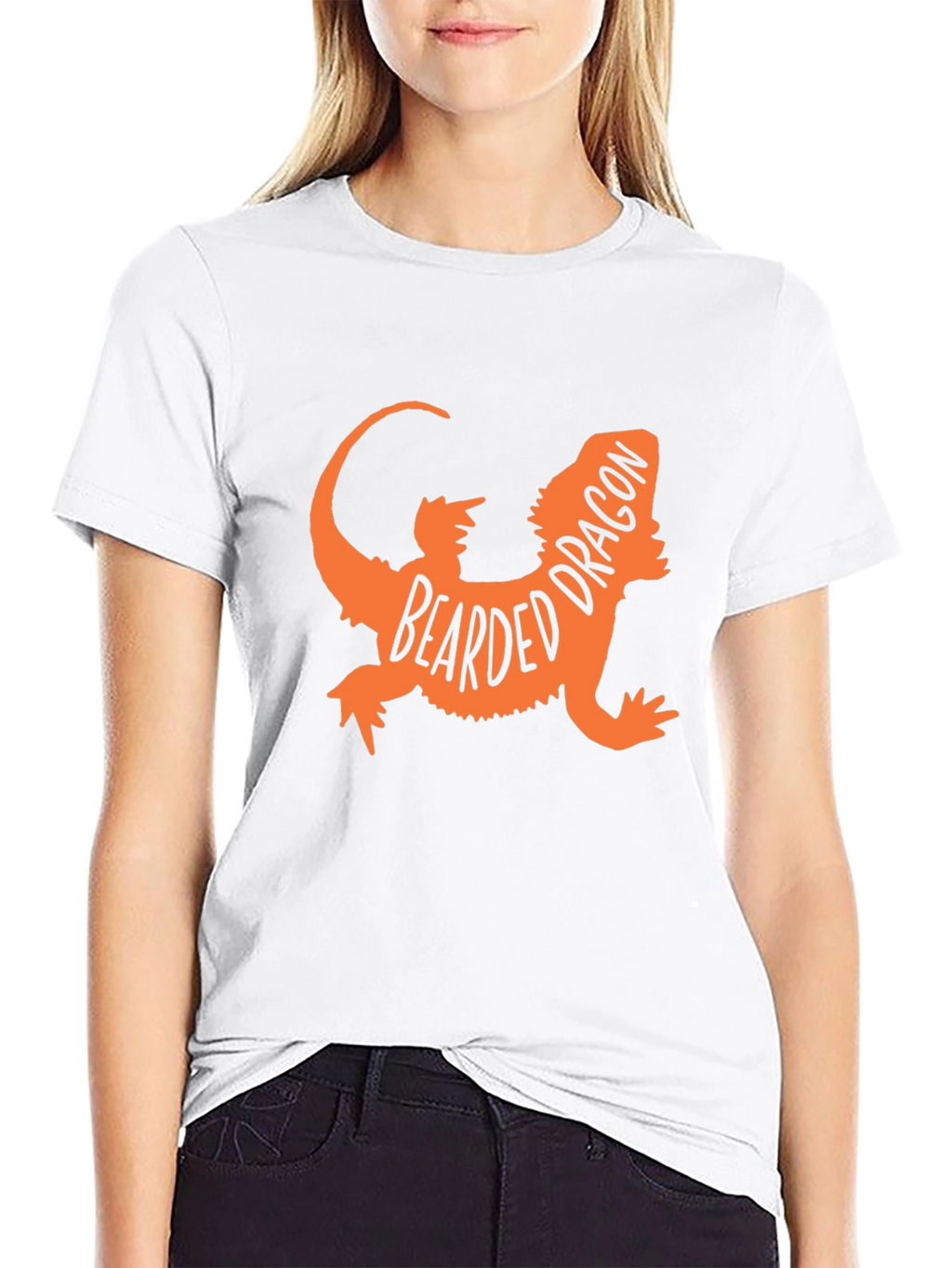 Bearded Dragon Graphic Tee - Black