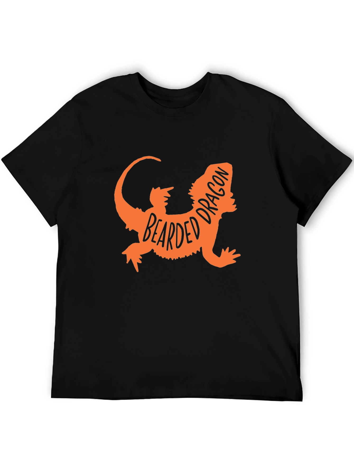 Bearded Dragon Graphic Tee - Black