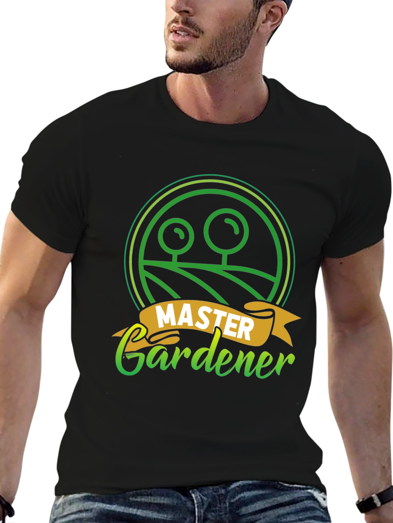 Master Gardener Graphic Tee - Black Cotton T-Shirt