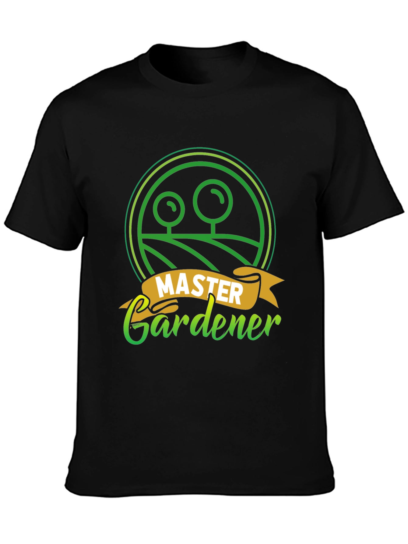 Master Gardener Graphic Tee - Black Cotton T-Shirt