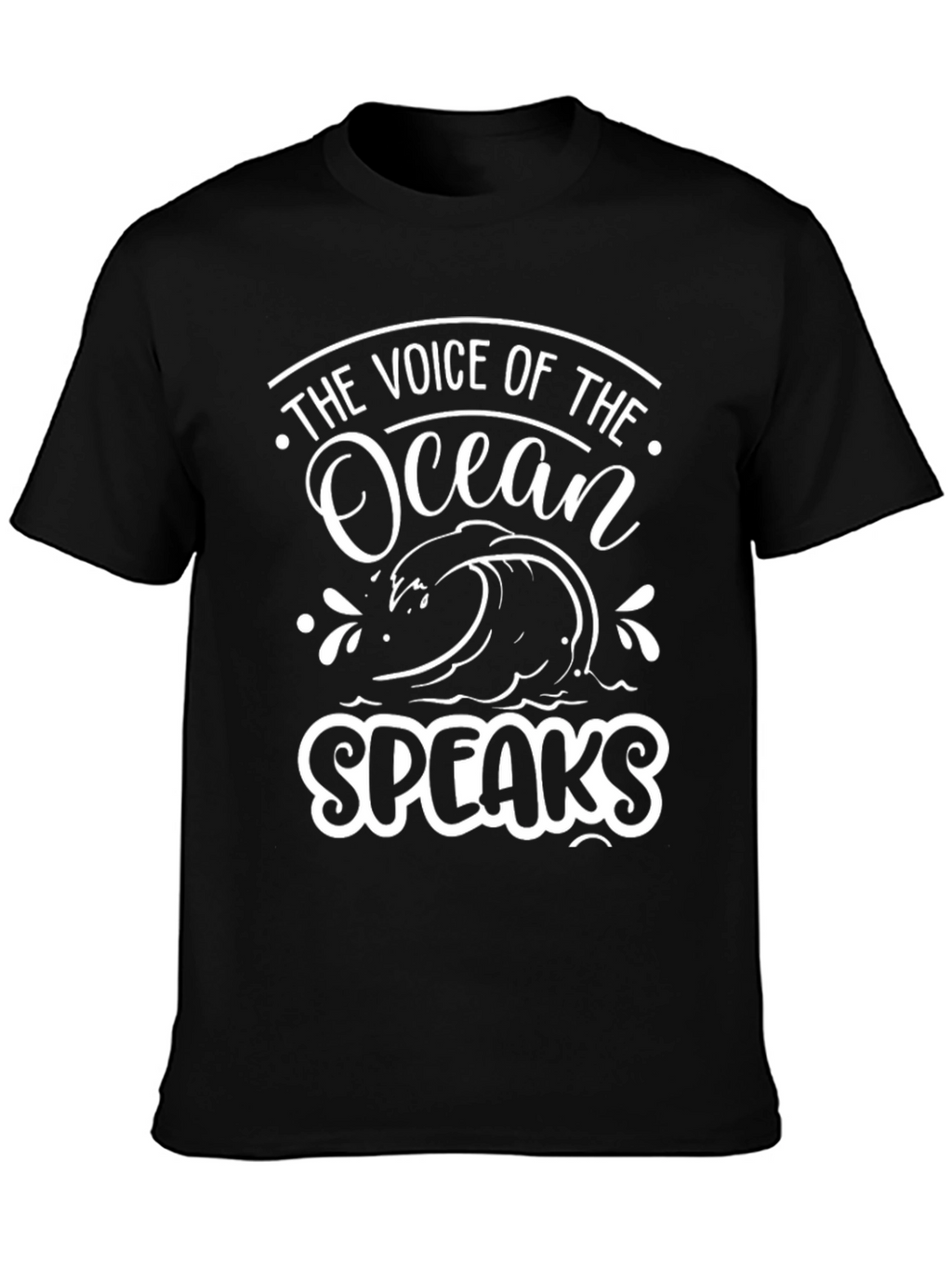 Ocean Voice Black T-Shirt