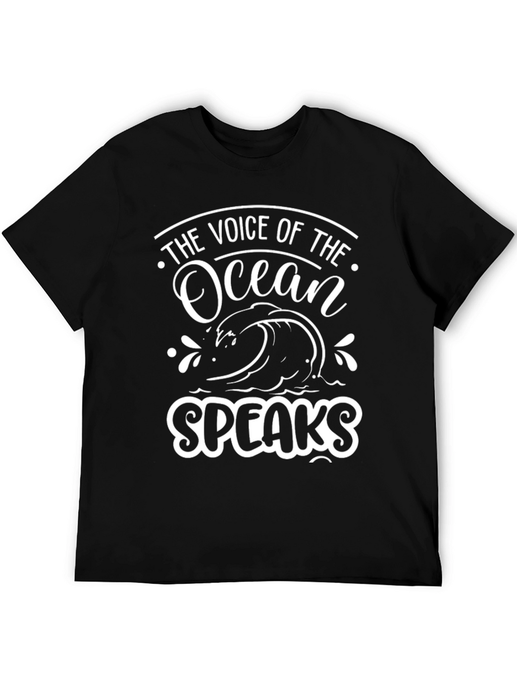 Ocean Voice Black T-Shirt
