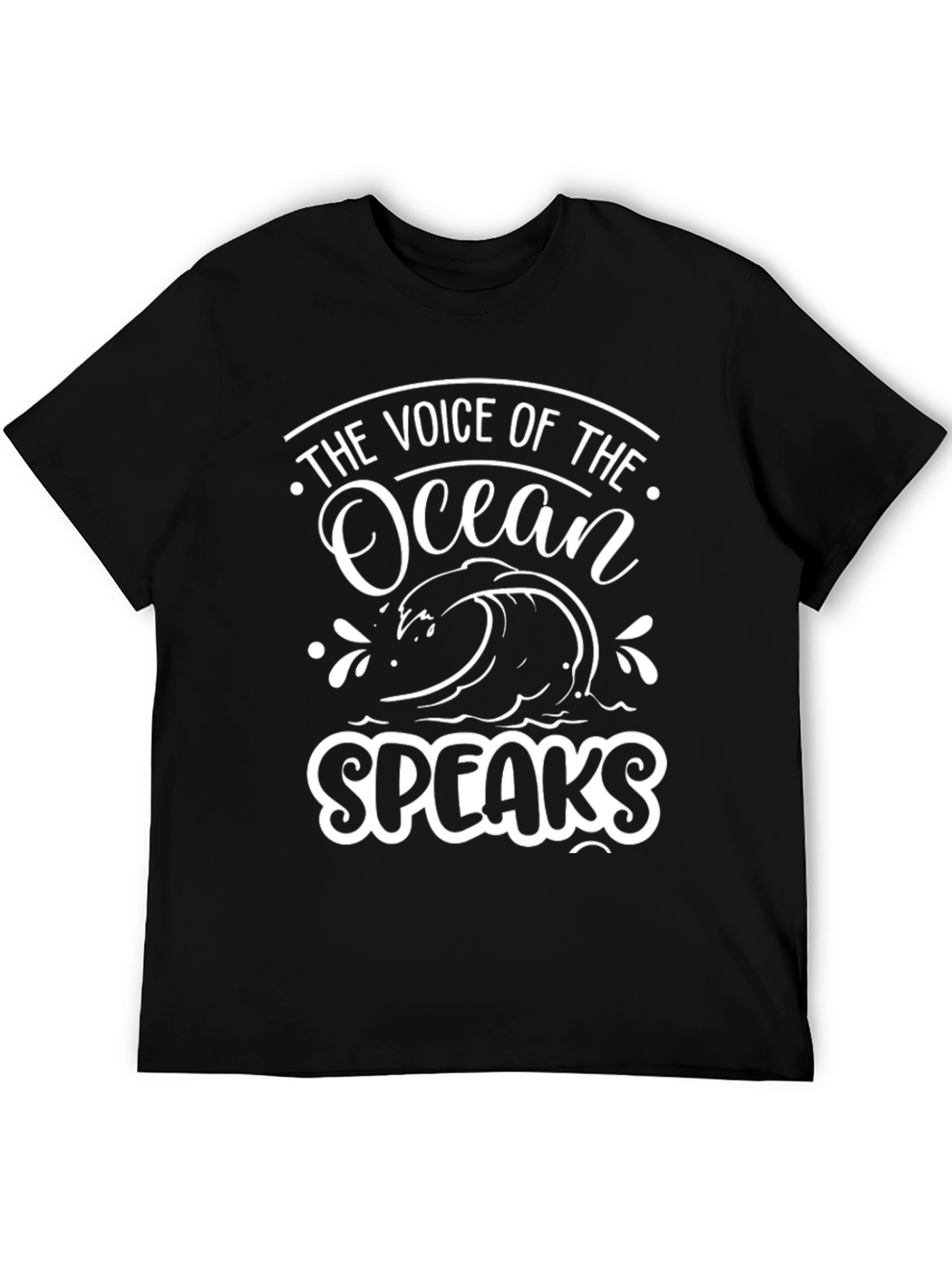 Ocean Voice Black T-Shirt