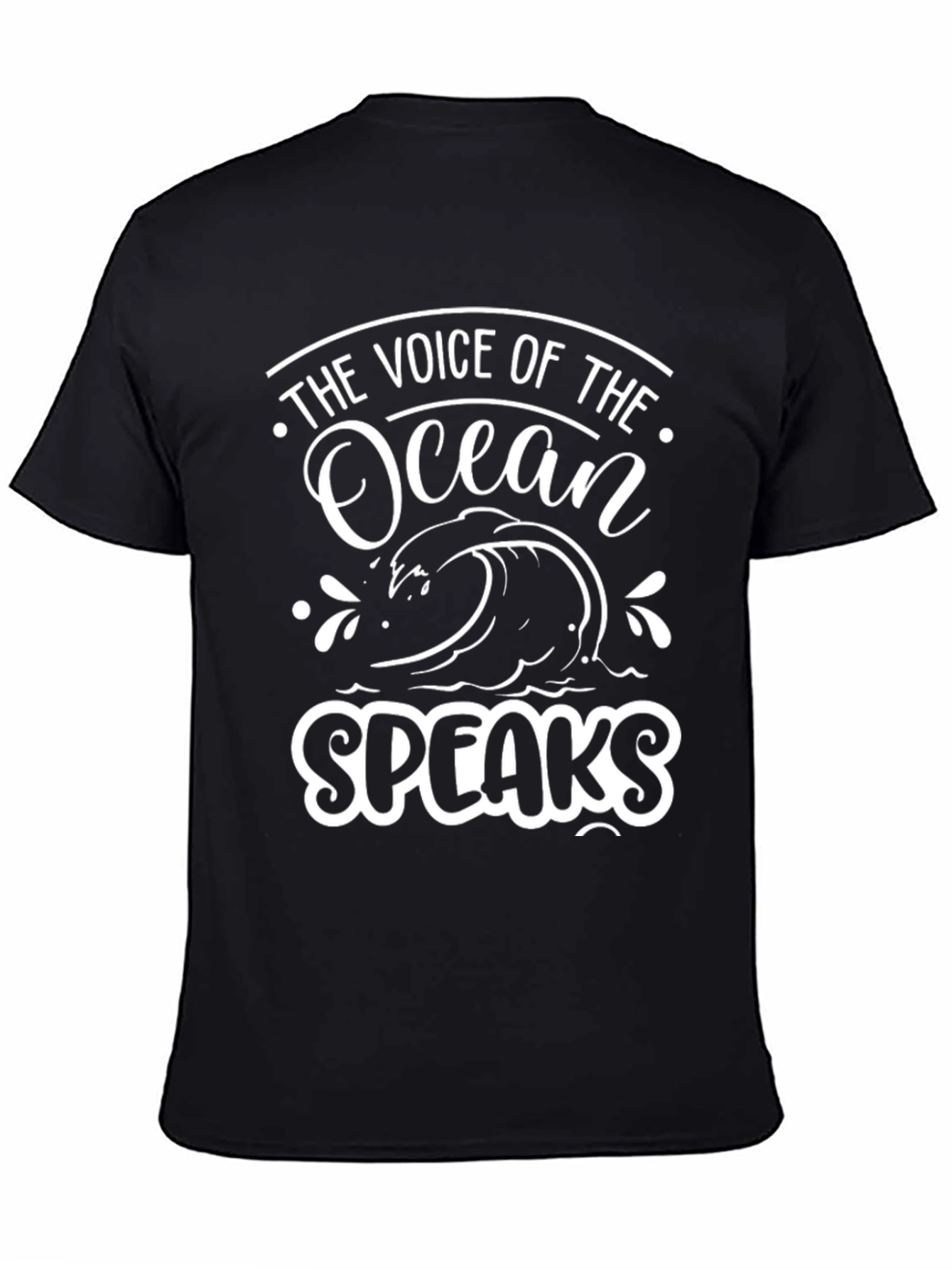 Ocean Voice Black T-Shirt