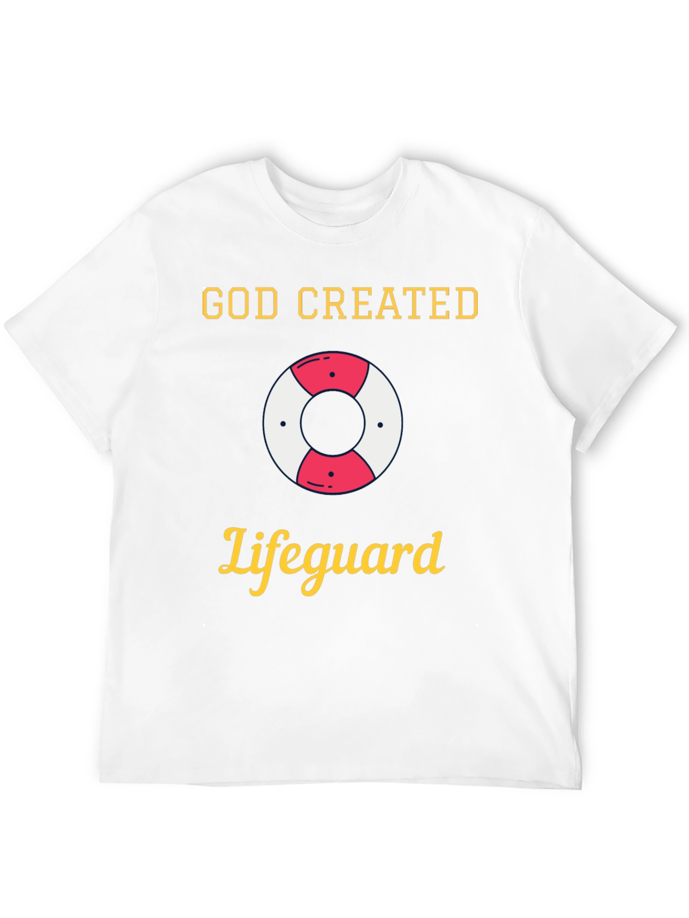 God Created Lifeguard T-Shirt