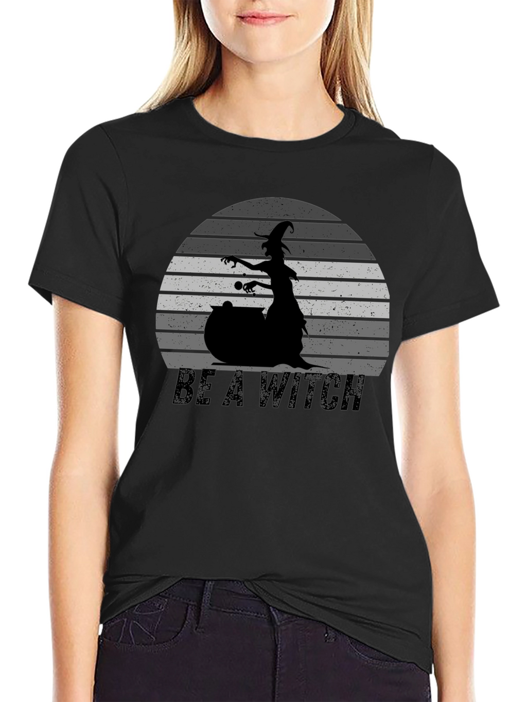 Be A Witch Graphic T-Shirt - Halloween Tee