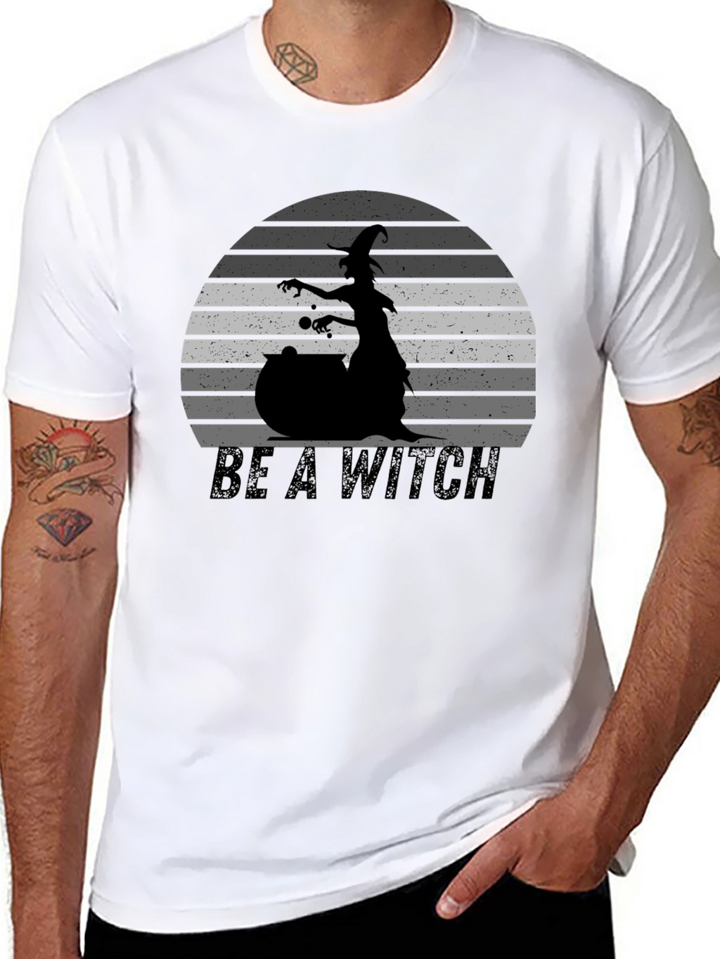 Be A Witch Graphic T-Shirt - Halloween Tee