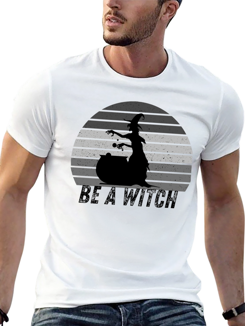 Be A Witch Graphic T-Shirt - Halloween Tee