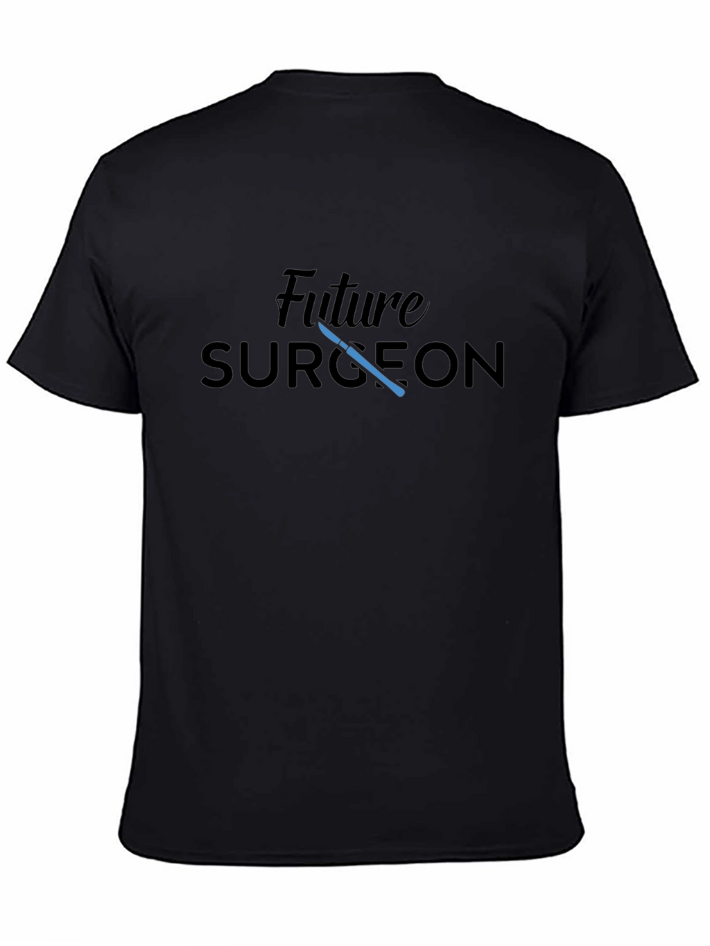 Future Surgeon Black T-Shirt Medical Student Gift