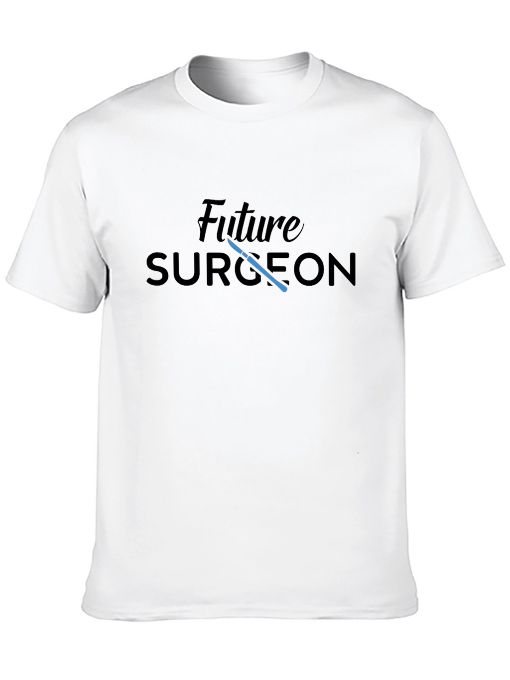 Future Surgeon Black T-Shirt Medical Student Gift
