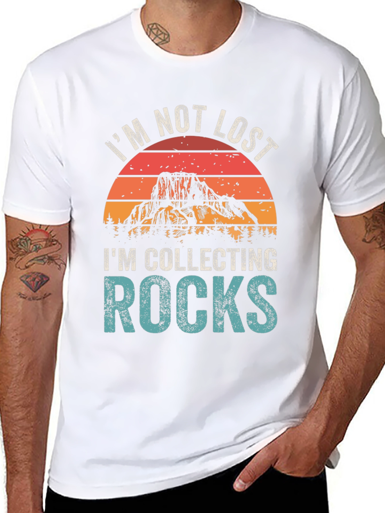 Im Not Lost Im Collecting Rocks T-Shirt