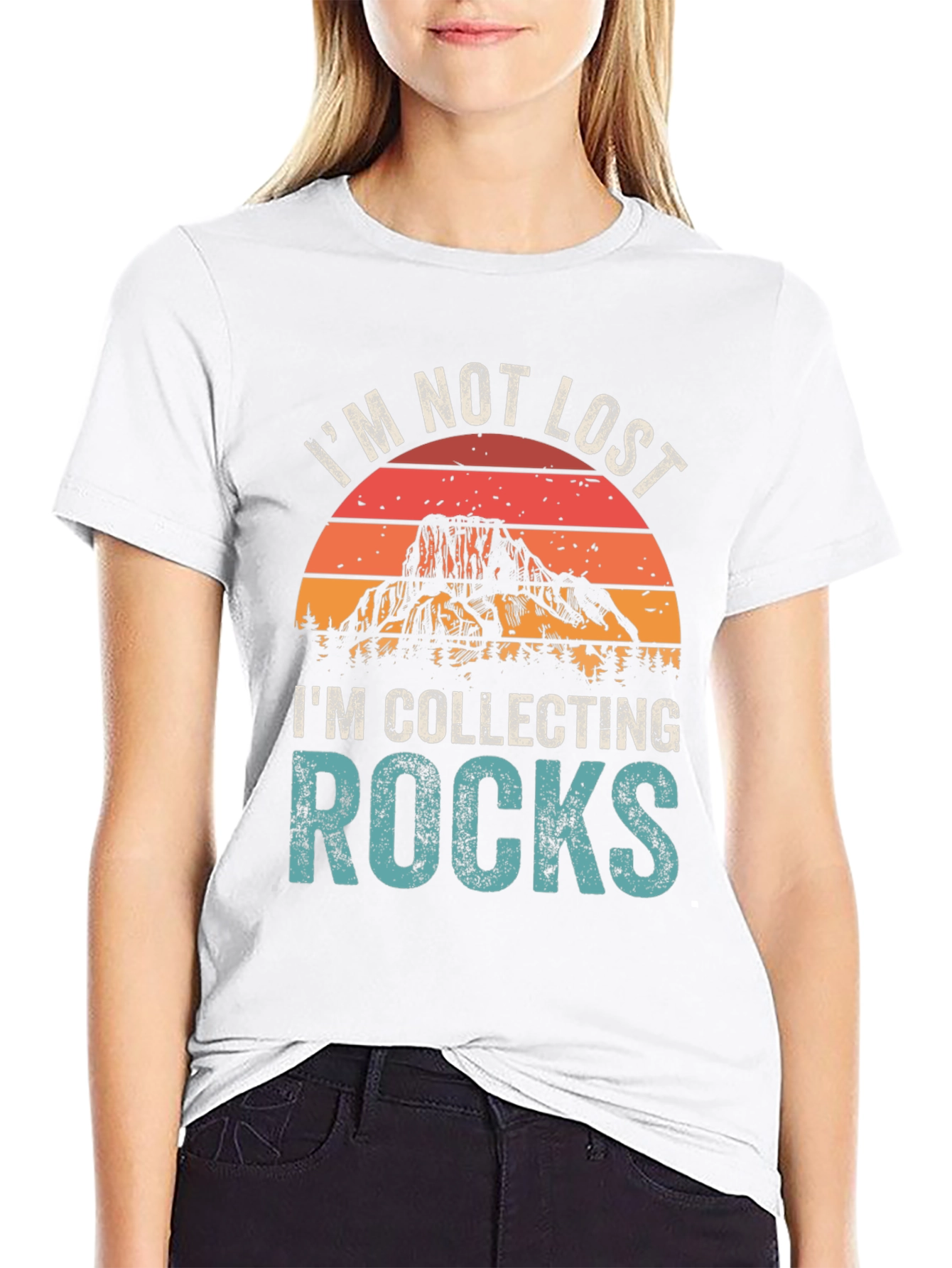 Im Not Lost Im Collecting Rocks T-Shirt
