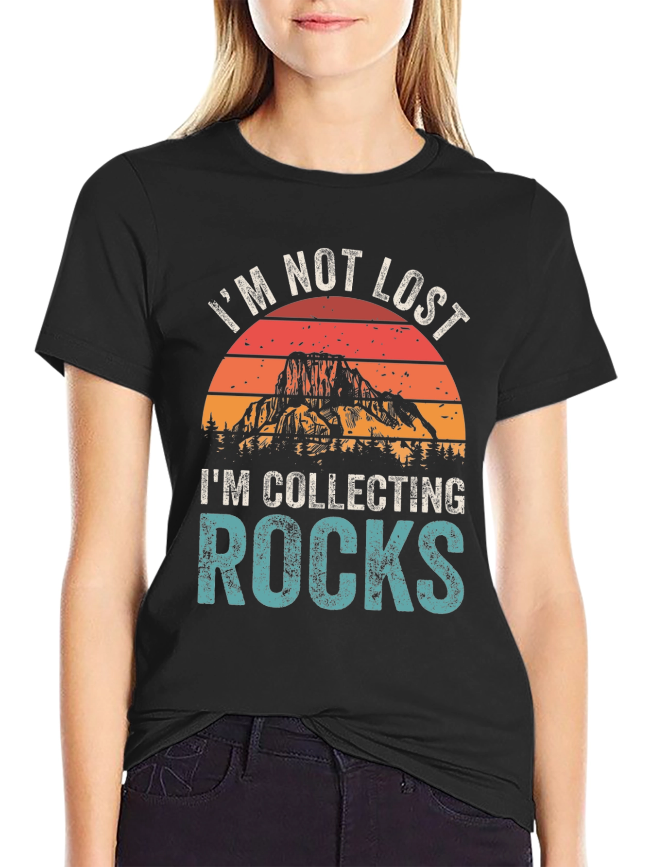 Im Not Lost Im Collecting Rocks T-Shirt