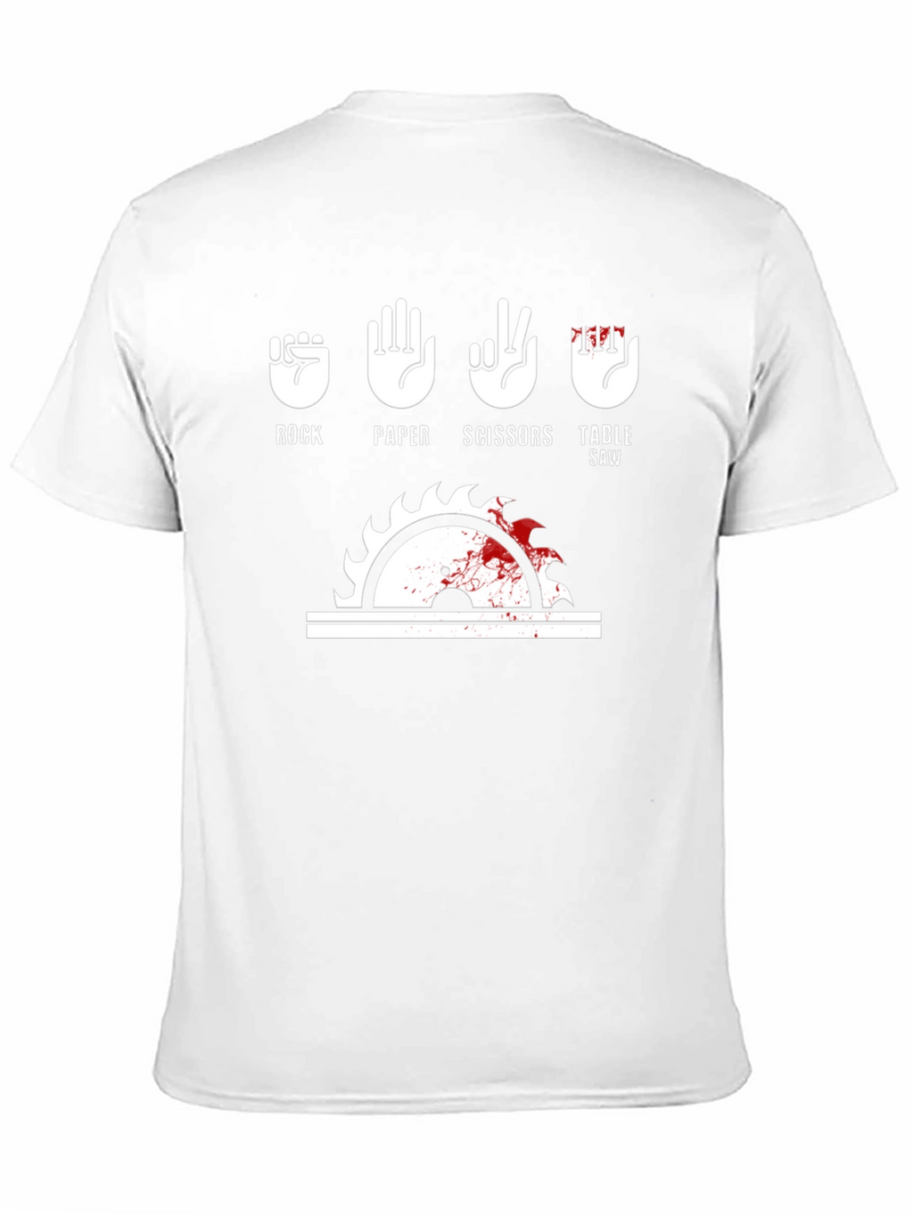 Rock Paper Scissors Table Saw T-Shirt