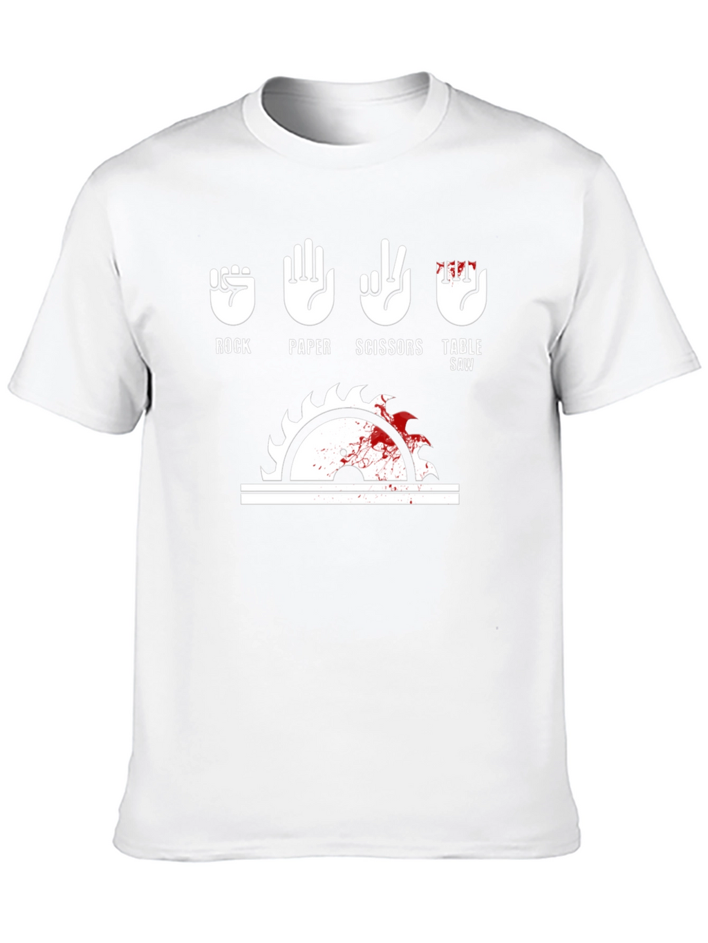 Rock Paper Scissors Table Saw T-Shirt