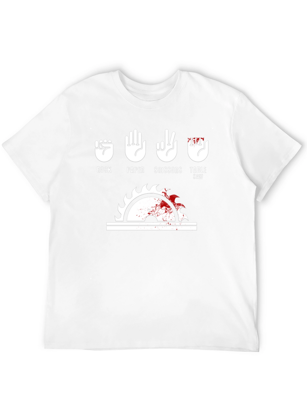 Rock Paper Scissors Table Saw T-Shirt