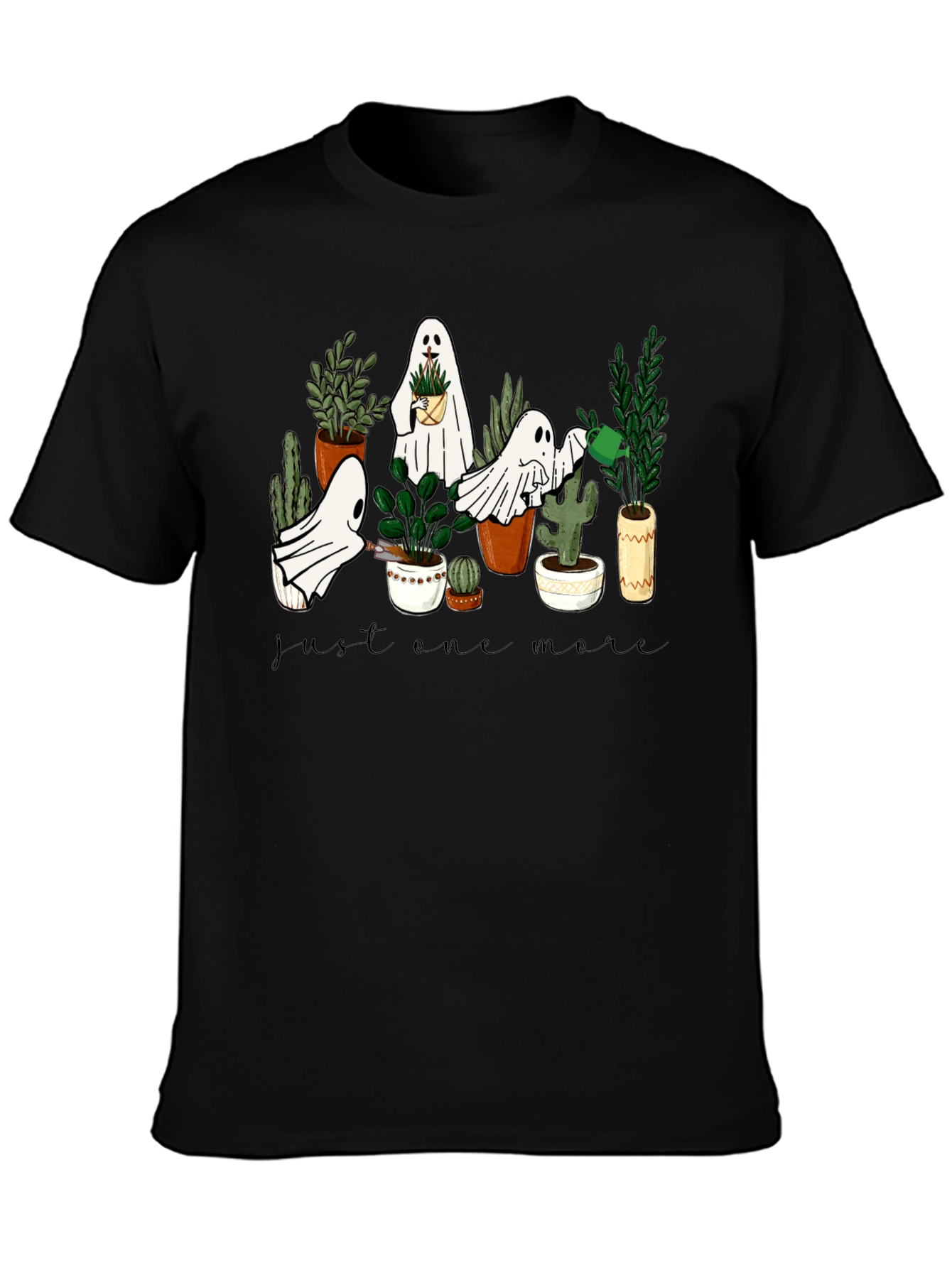 Ghost Plant Lover T-Shirt: Just One More Plant Tee