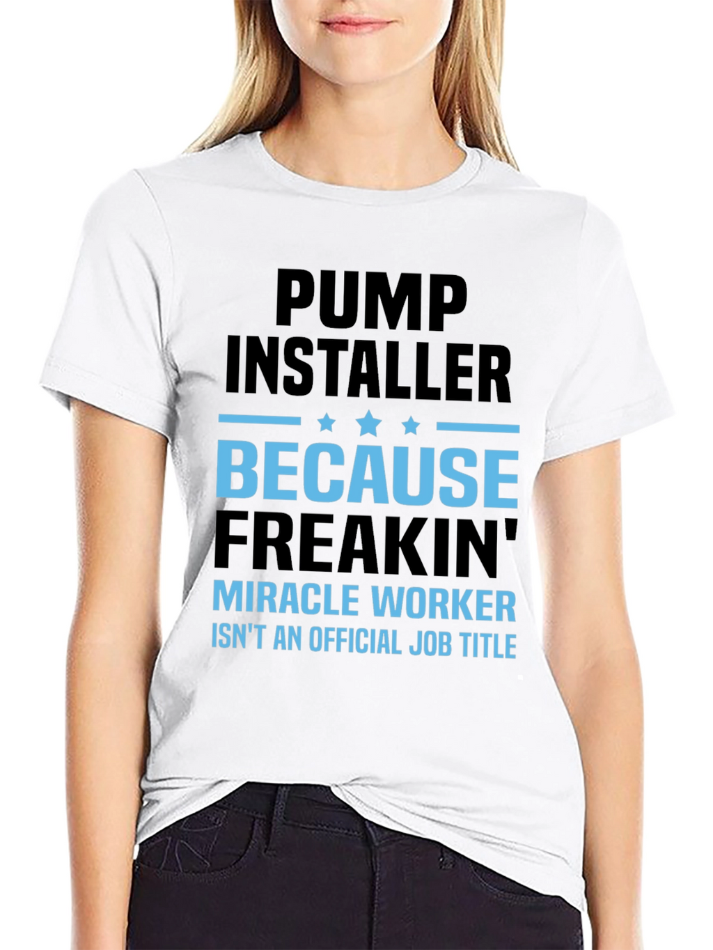 Pump Installer Funny Job Title T-Shirt