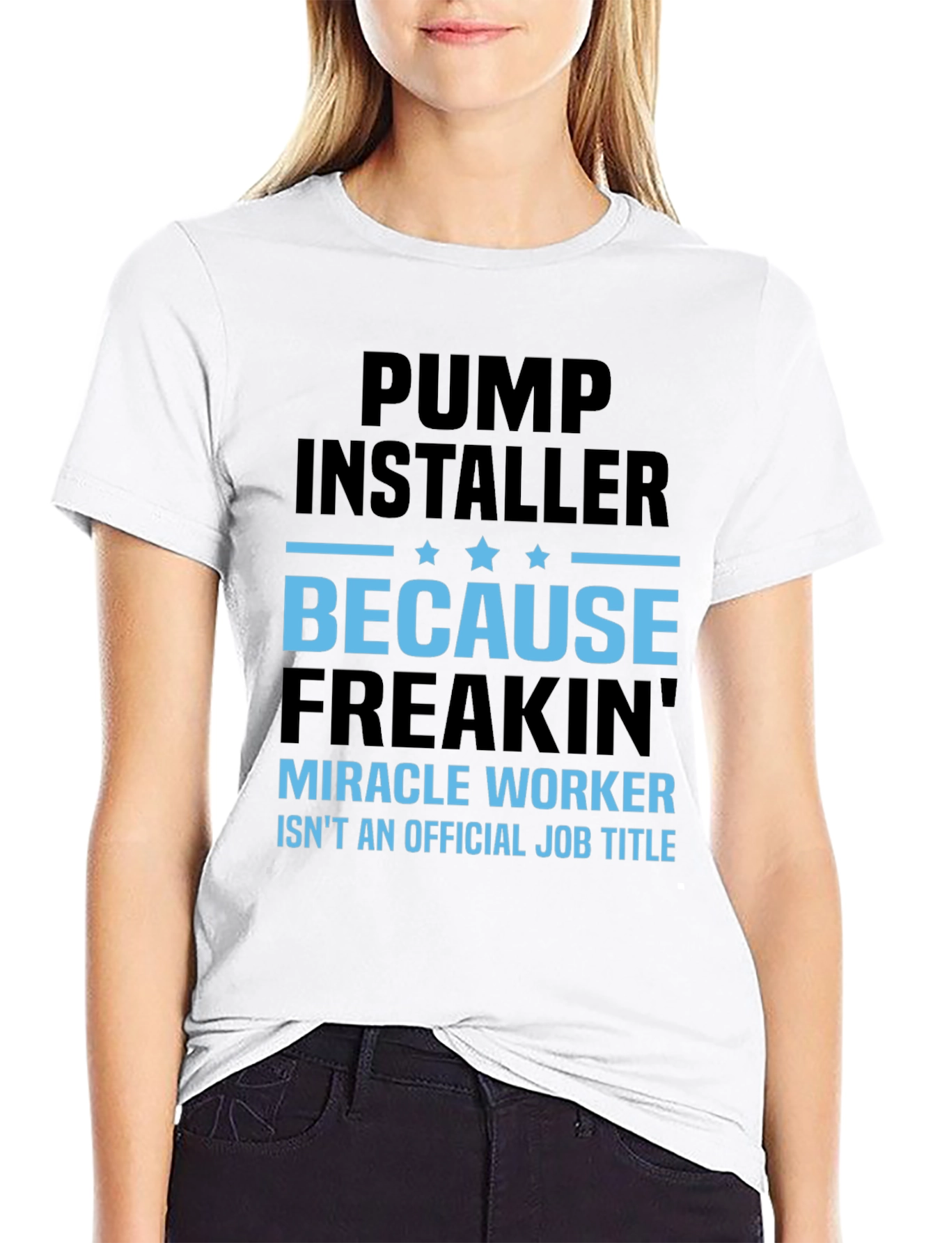 Pump Installer Funny Job Title T-Shirt