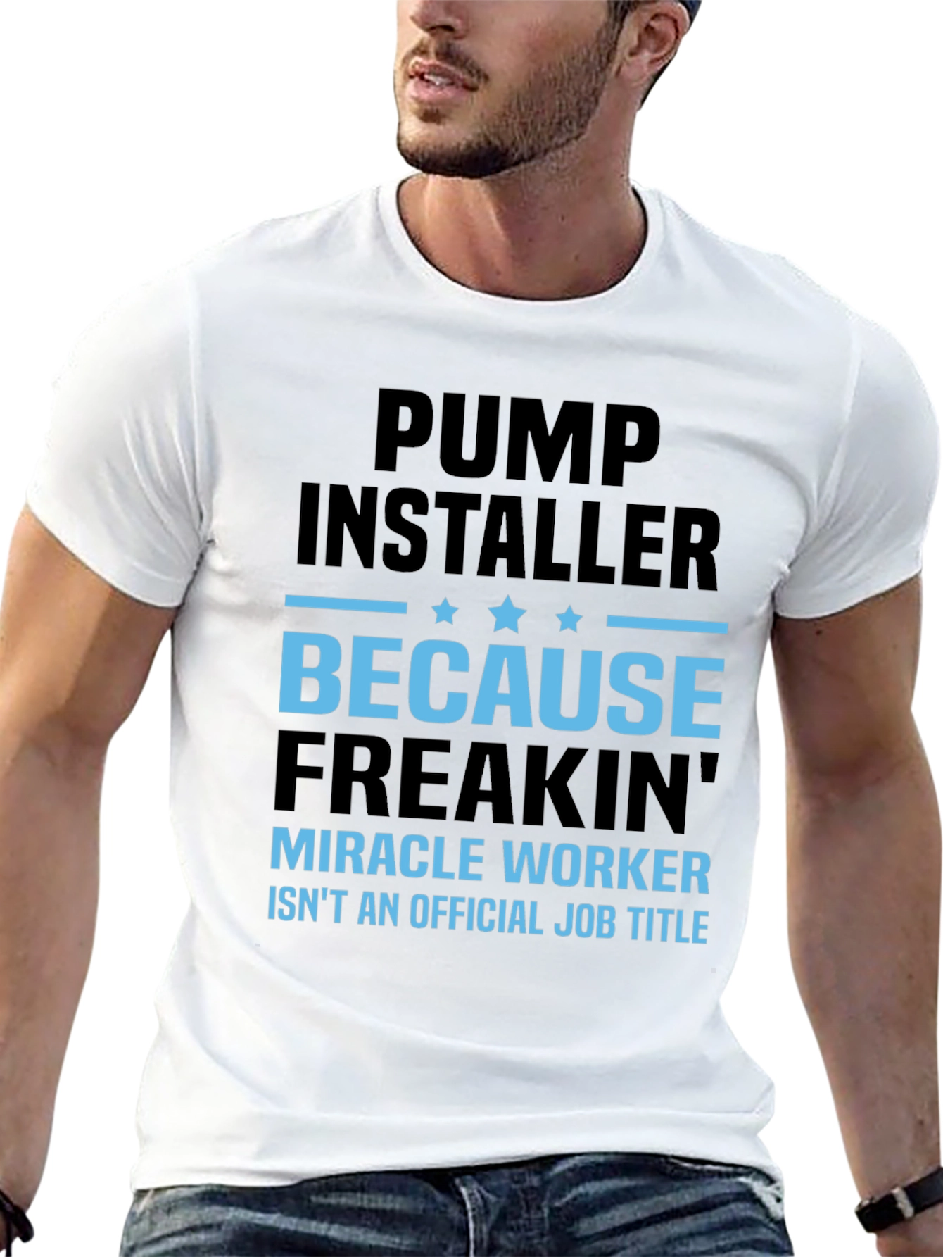 Pump Installer Funny Job Title T-Shirt