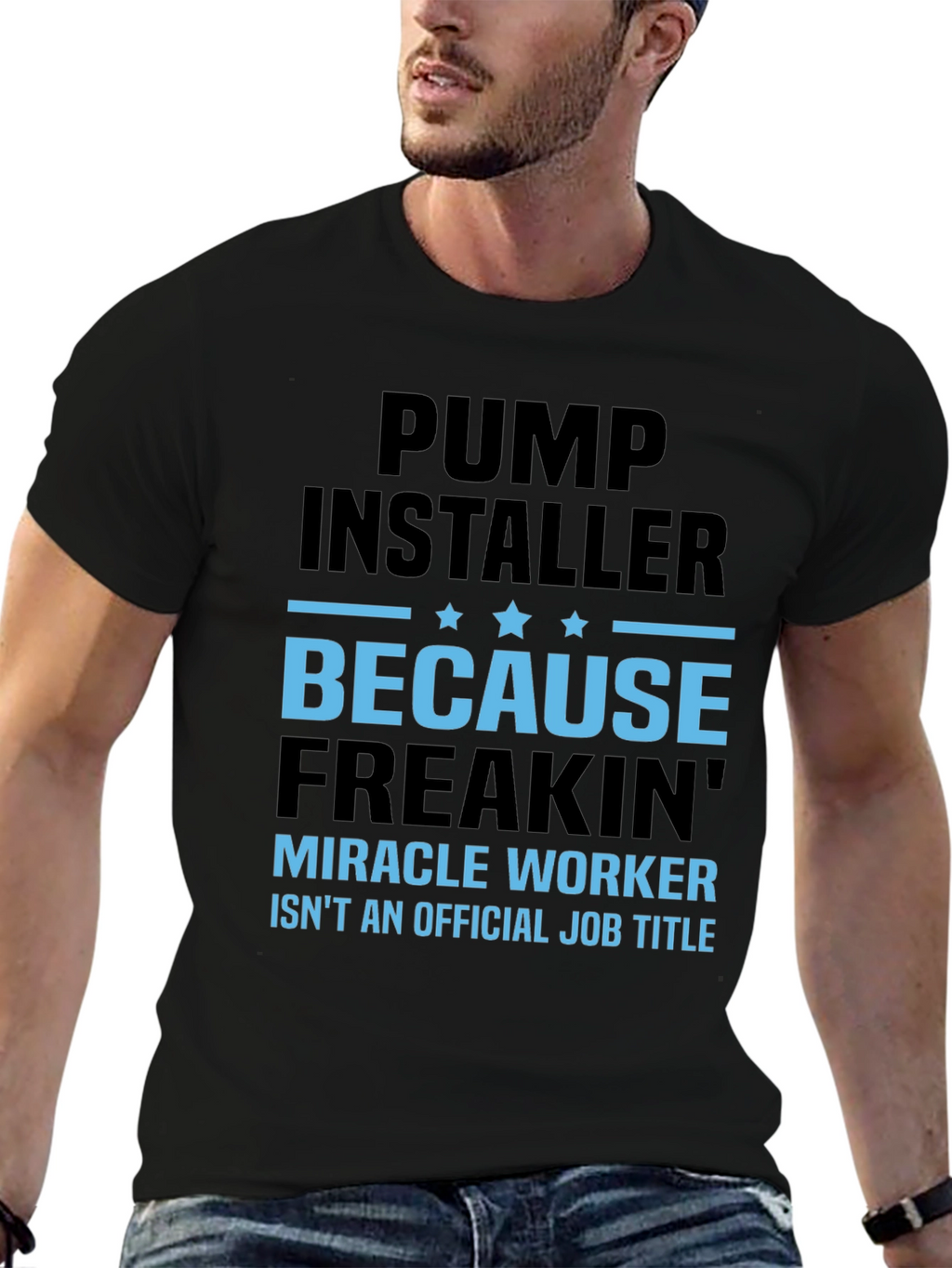 Pump Installer Funny Job Title T-Shirt
