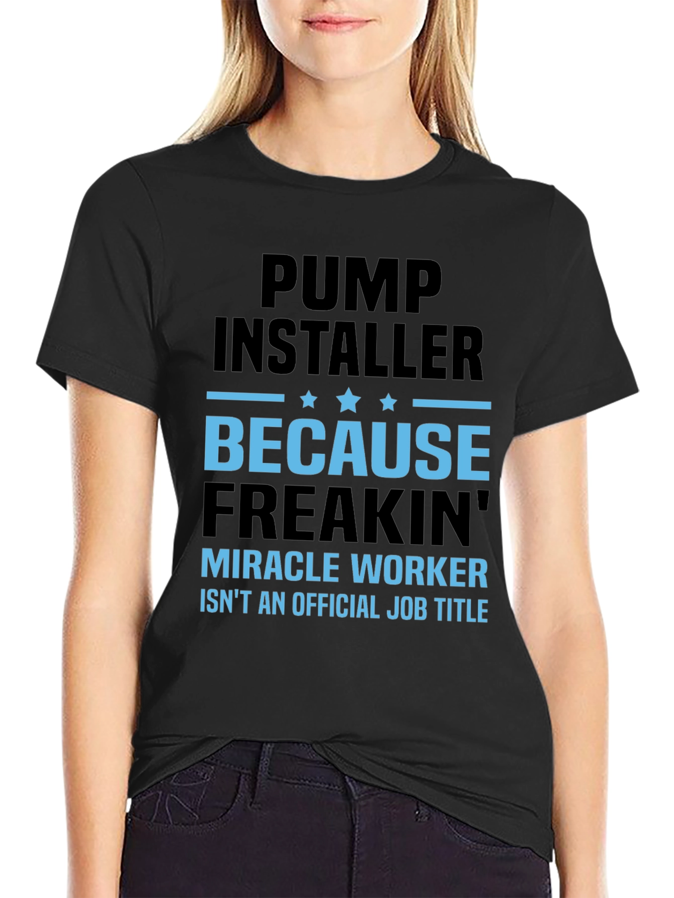 Pump Installer Funny Job Title T-Shirt