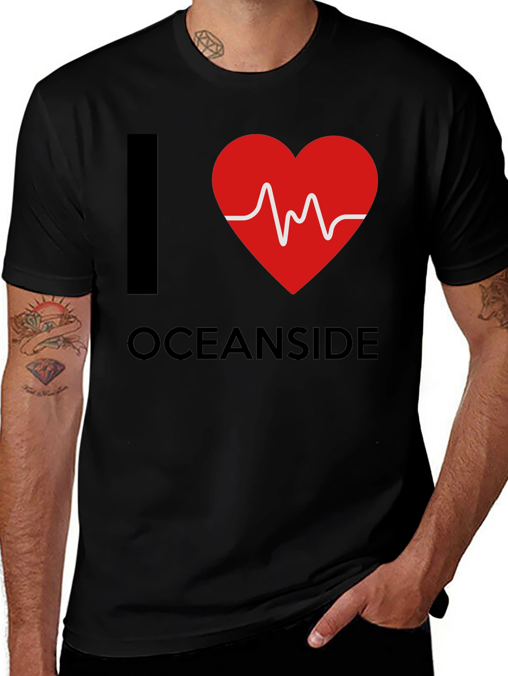 I Heart Oceanside Graphic T-Shirt