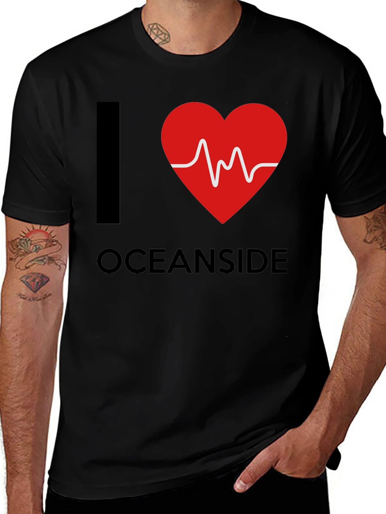 I Heart Oceanside Graphic T-Shirt