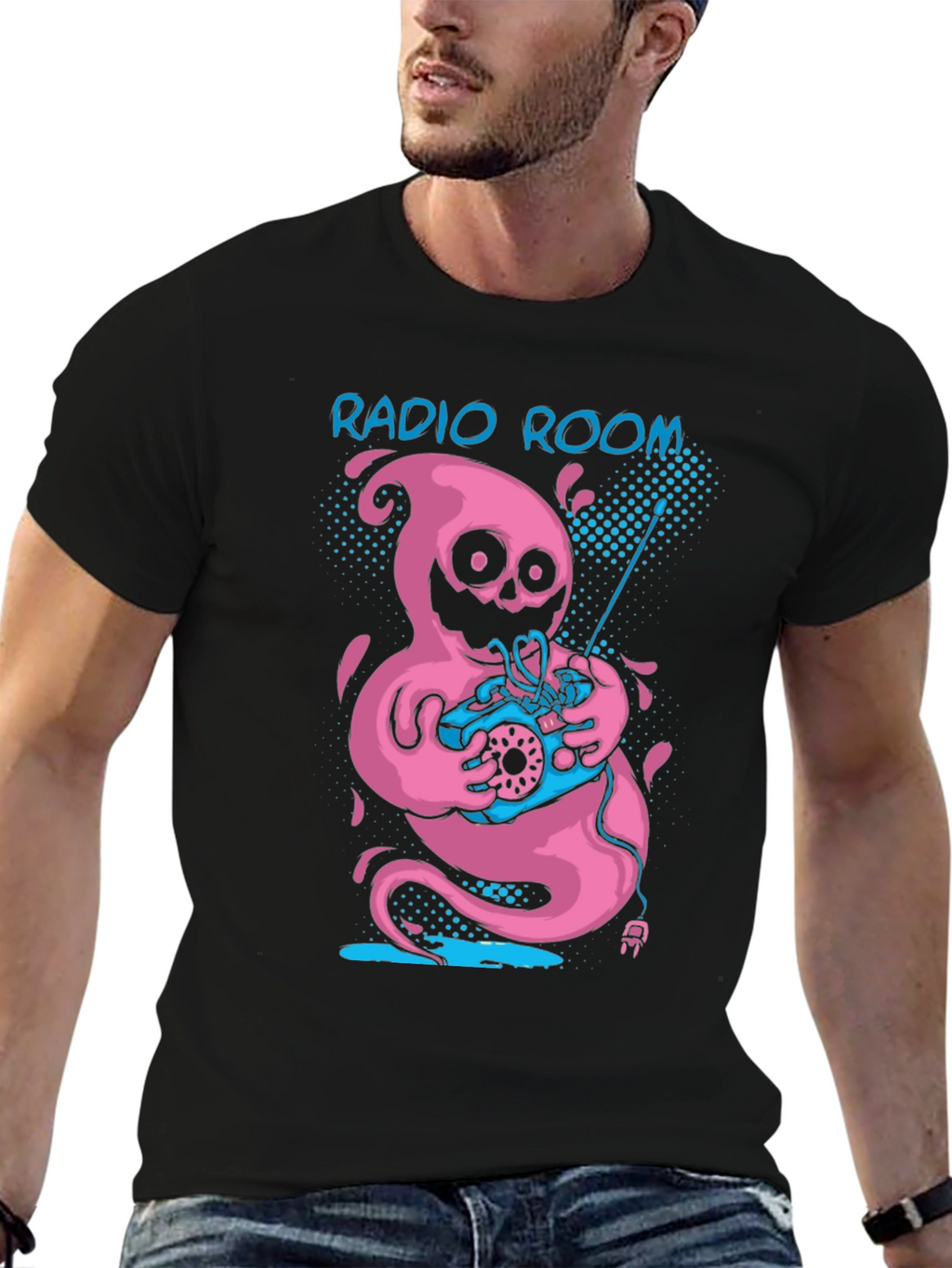 Radio Room Ghost T-Shirt