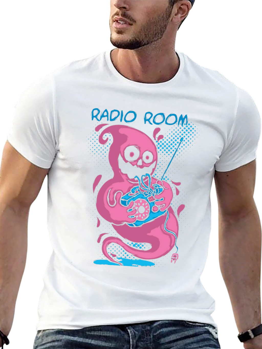 Radio Room Ghost T-Shirt