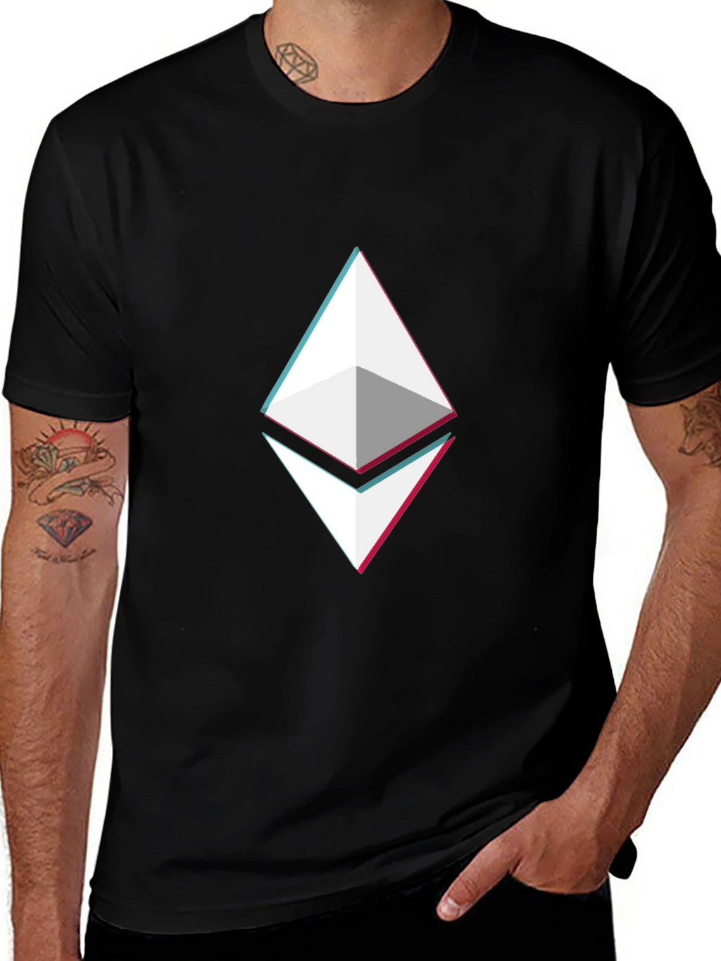 Ethereum Crypto T-Shirt - Black Graphic Tee