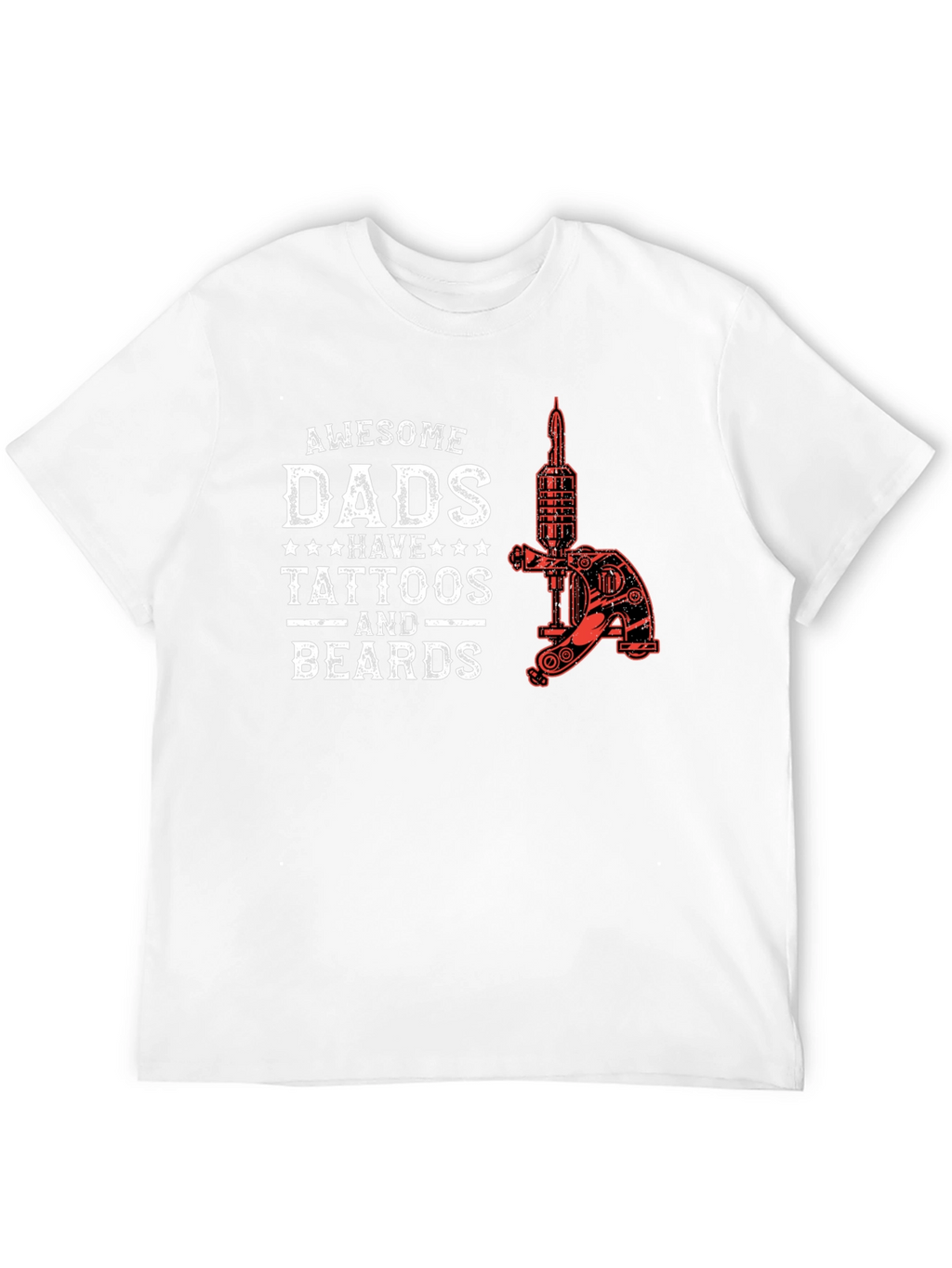 Awesome Dads Tattoo & Beards Graphic Tee