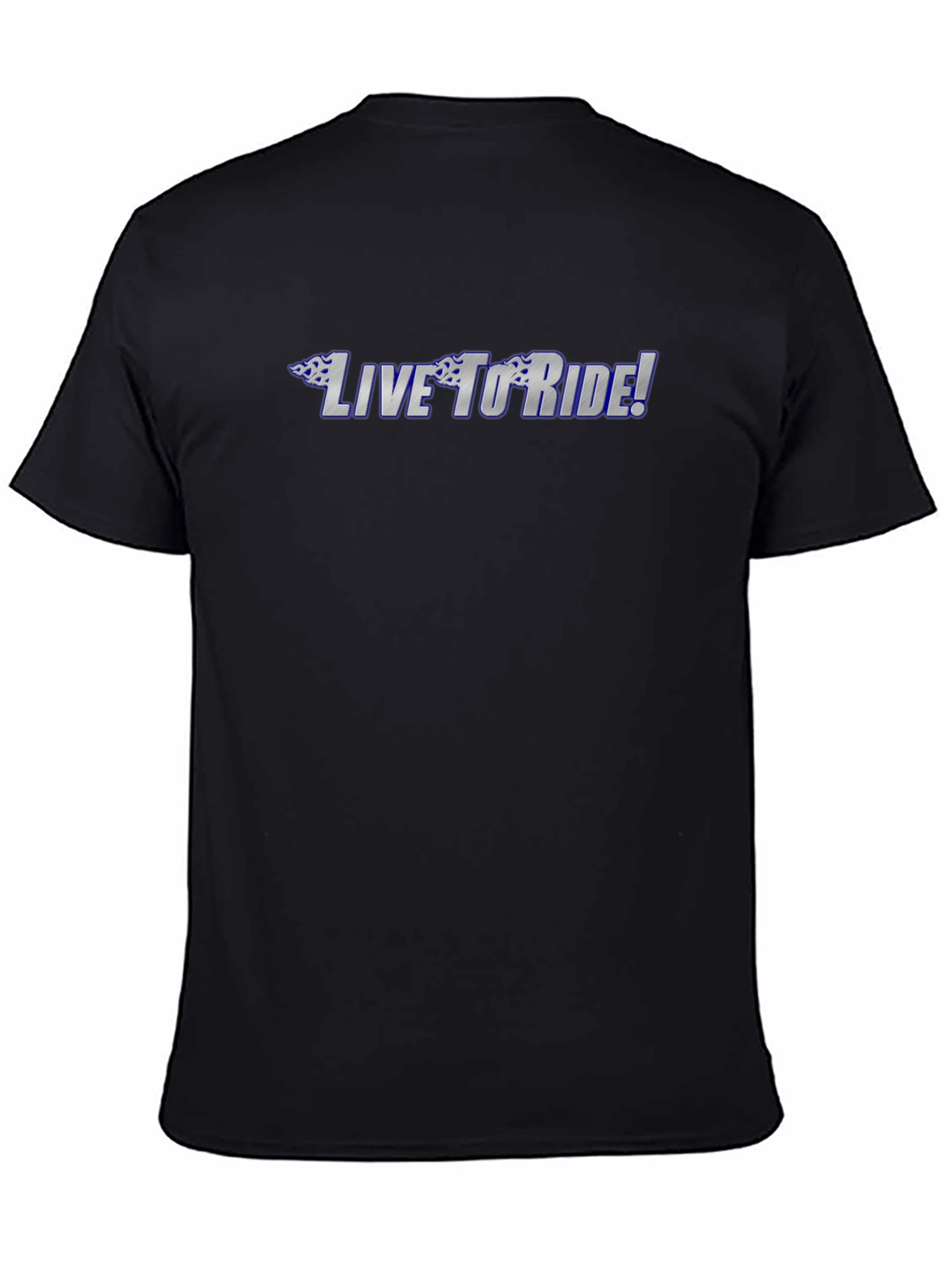 Live To Ride Black Graphic Tee