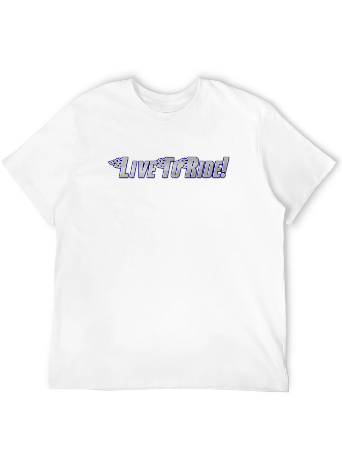 Live To Ride Black Graphic Tee