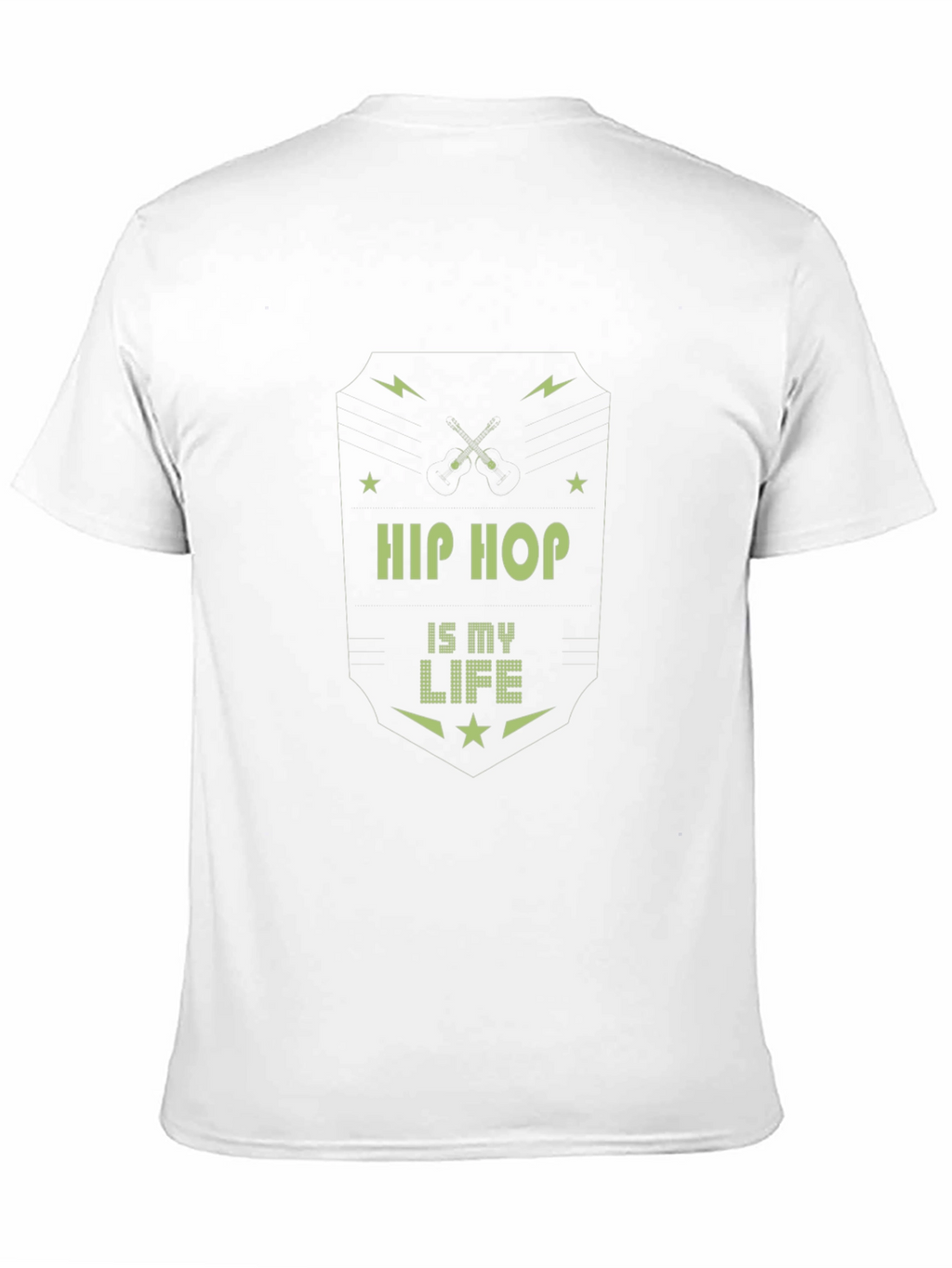 Hip Hop is My Life Black Graphic Tee