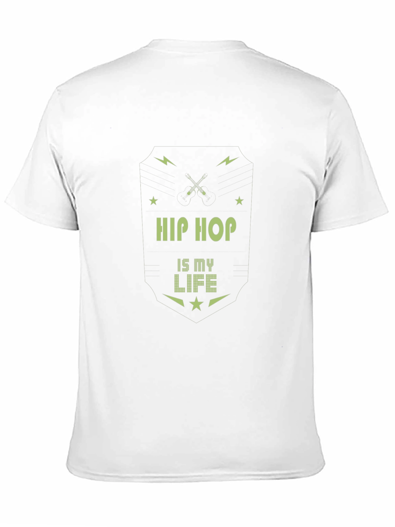 Hip Hop is My Life Black Graphic Tee