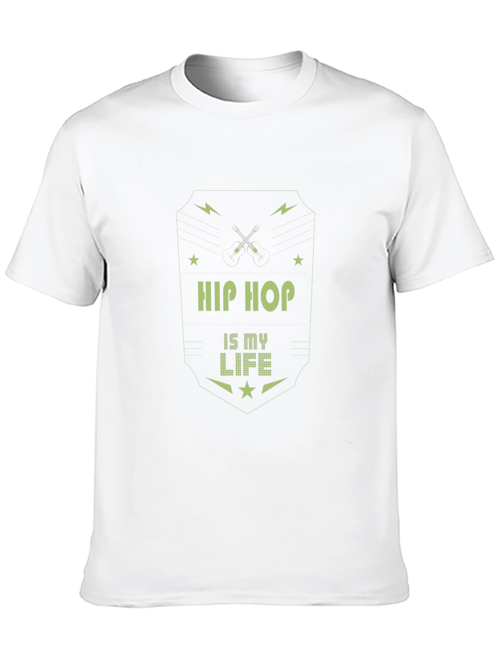 Hip Hop is My Life Black Graphic Tee