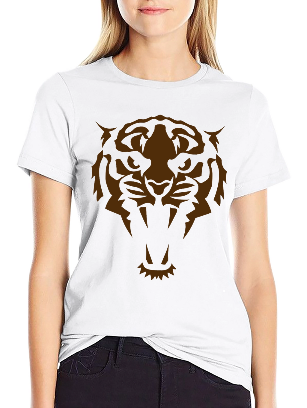 Tiger Graphic Tee - Mens Black T-Shirt