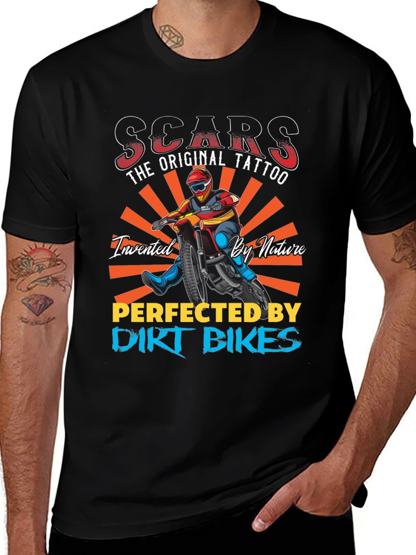 Scars Dirt Bike Graphic Tee