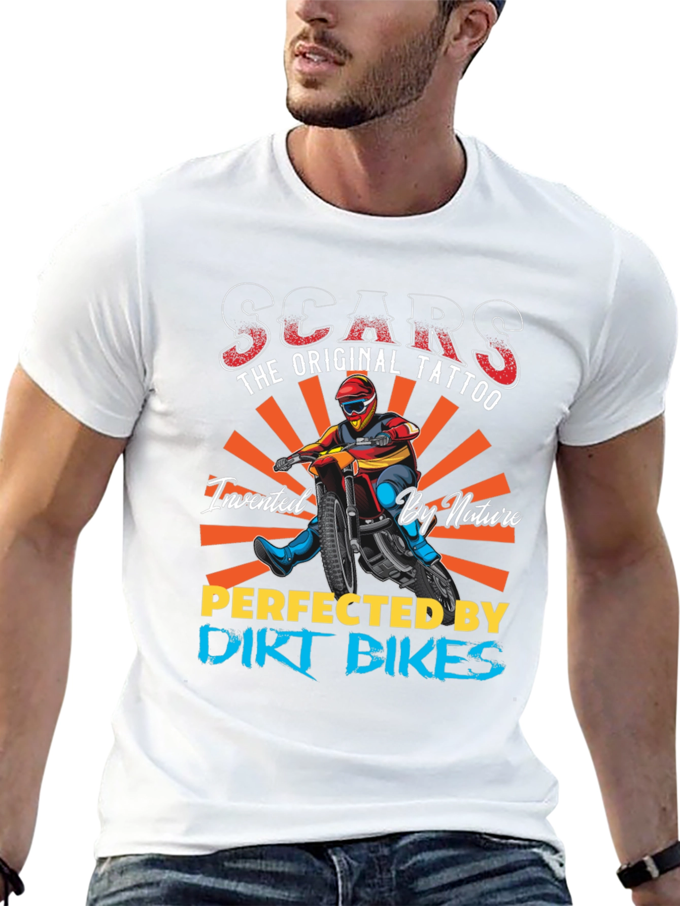 Scars Dirt Bike Graphic Tee