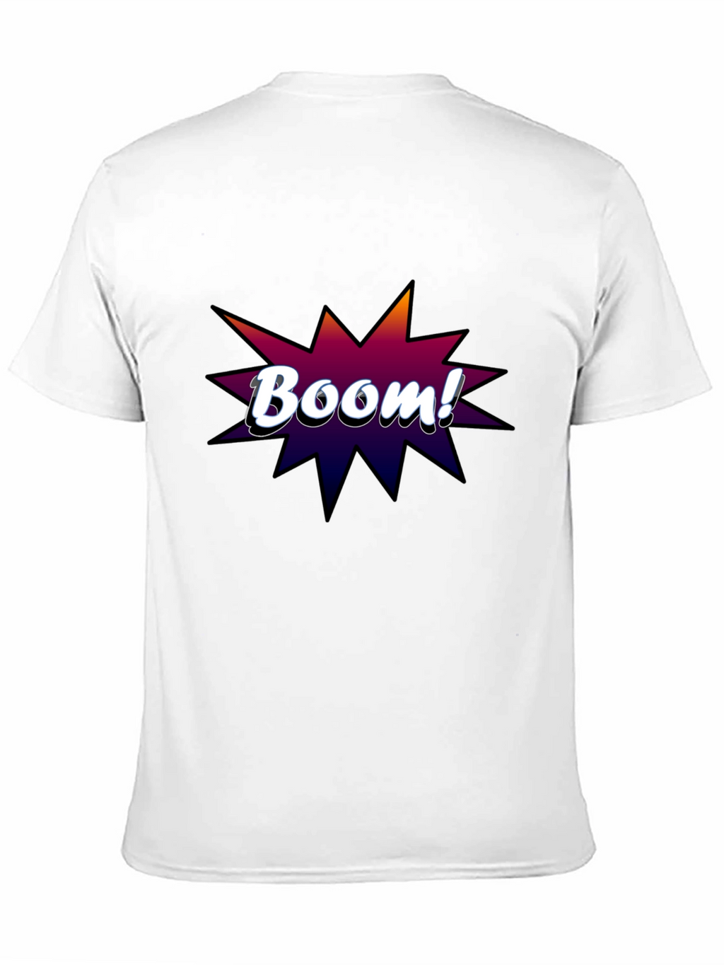 Boom! Graphic Tee - Black Cotton T-Shirt