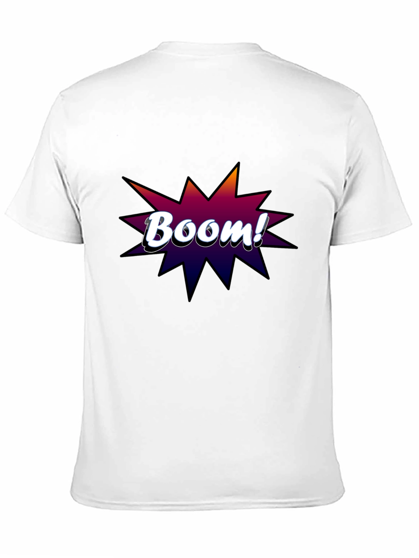 Boom! Graphic Tee - Black Cotton T-Shirt