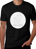 Papa Wolf Graphic T-Shirt - Black