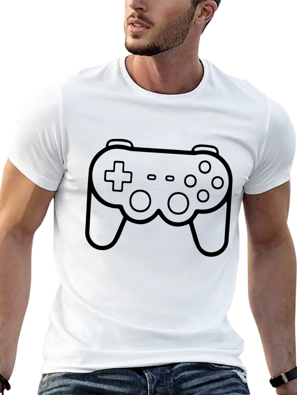 Gamer Style Black T-Shirt
