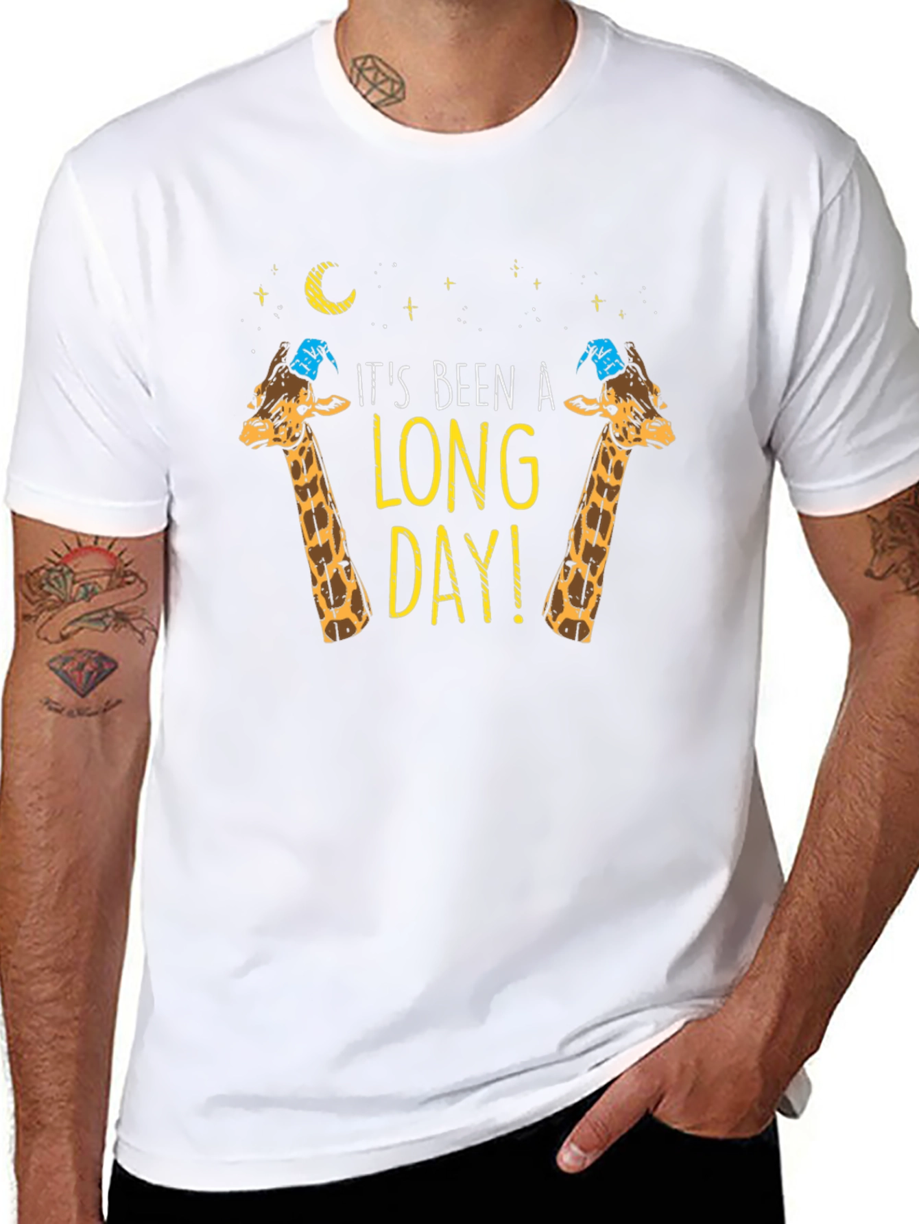 Its Been a Long Day Giraffe T-Shirt