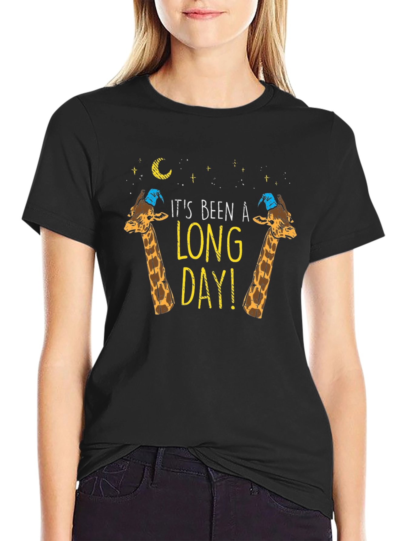Its Been a Long Day Giraffe T-Shirt
