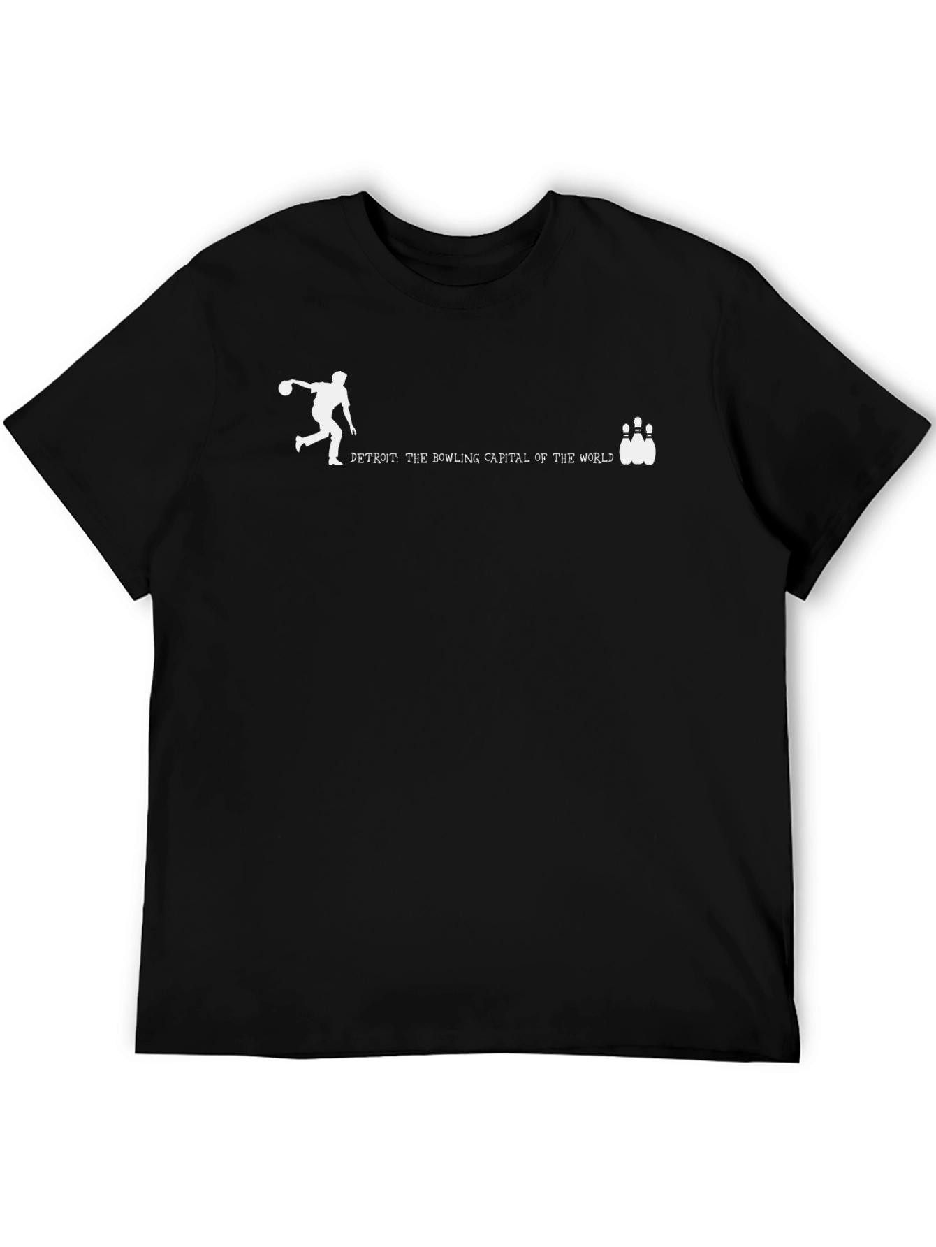 Detroit Bowling T-Shirt - Unique Graphic Tee