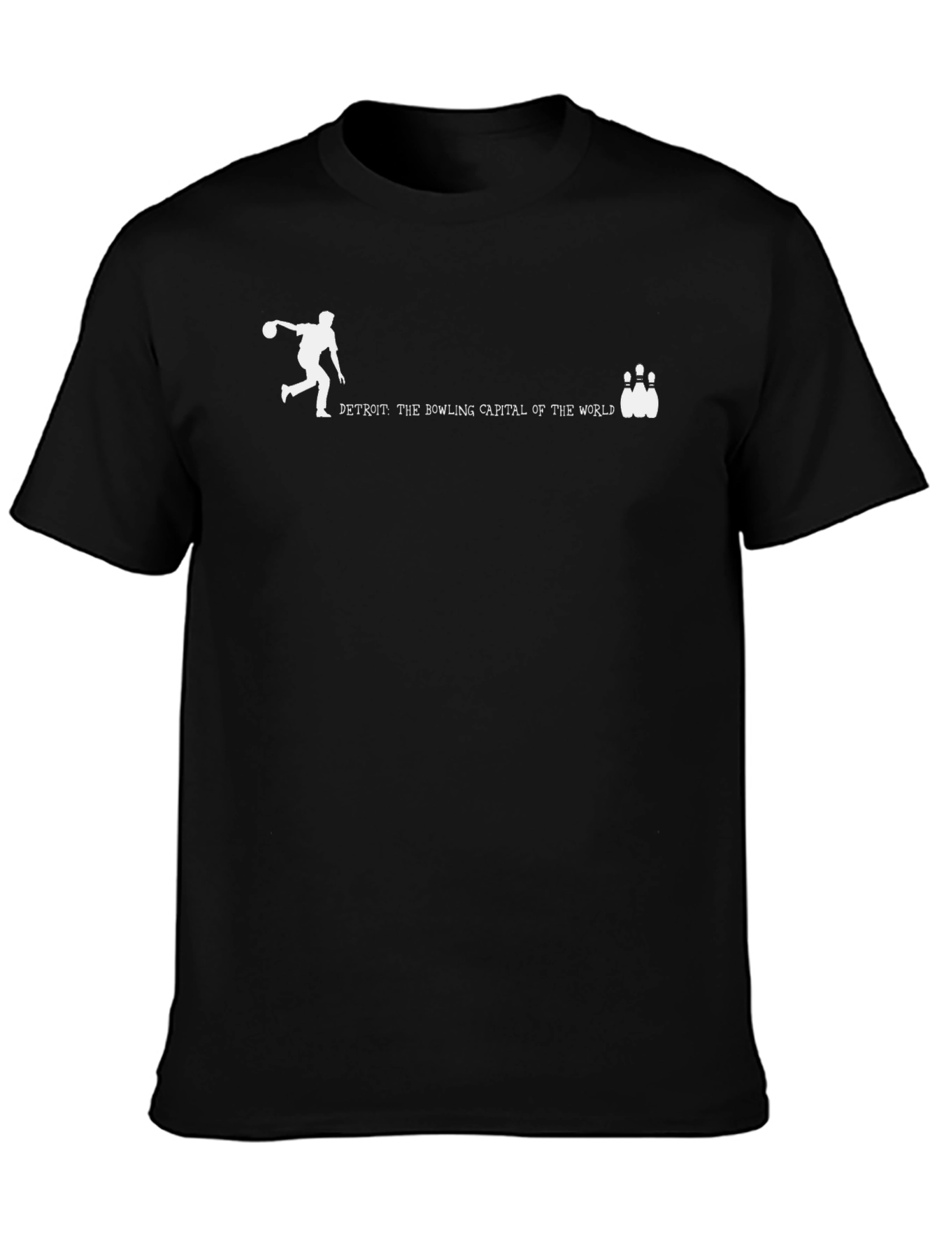 Detroit Bowling T-Shirt - Unique Graphic Tee